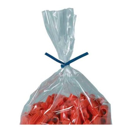 Box Packaging Paper Twist Ties, 8"L x 5/32"W, Blue, 2000/Pack PBT8B